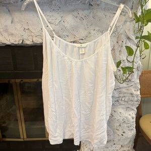 H&M white swing tank